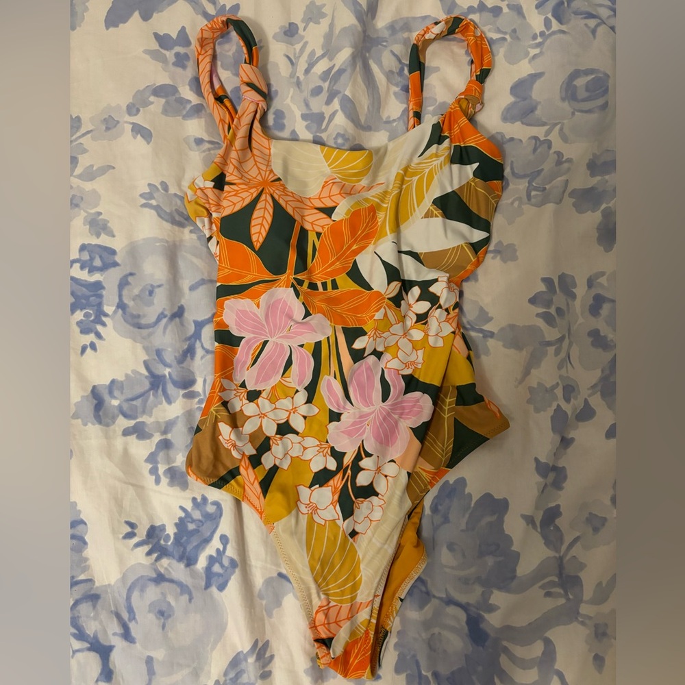 Aerie Floral One Piece Swimsuit